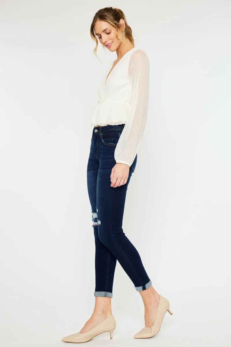 Hudson Mid Rise Ankle Skinny Jeans sold by Kan Can product image thumbnail 5