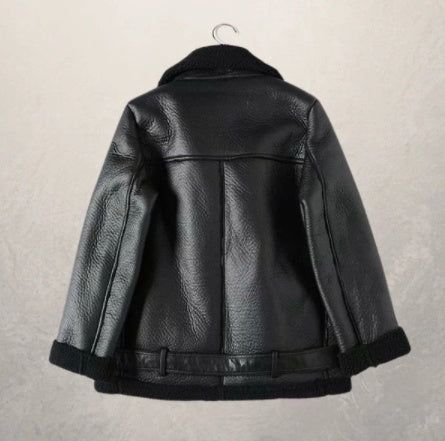 Women's motorcycle jacket leather jacket sold by Kan Can product image thumbnail 3