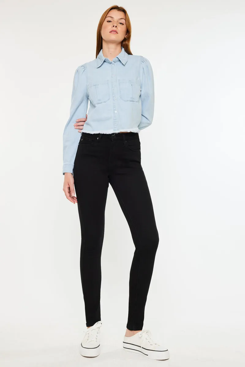 Bethany High Rise Super Skinny Jeans sold by Kan Can product image thumbnail 4