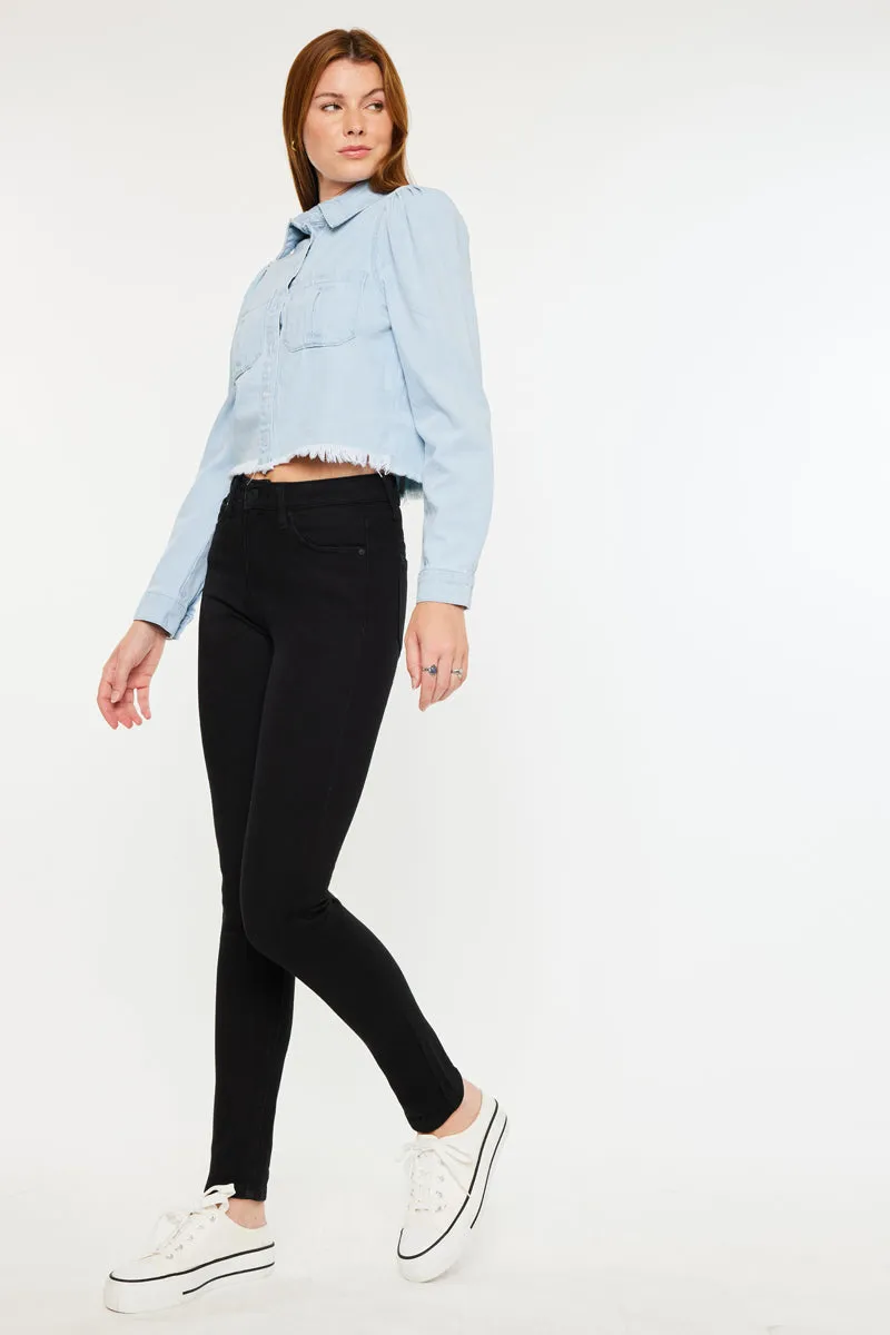 Bethany High Rise Super Skinny Jeans sold by Kan Can product image thumbnail 5