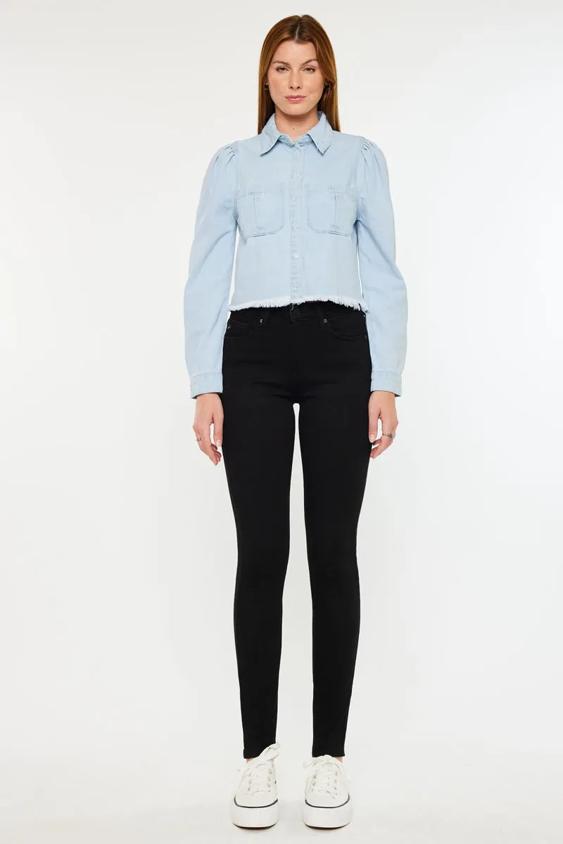 Bethany High Rise Super Skinny Jeans sold by Kan Can product image thumbnail 3
