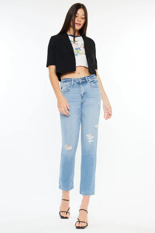 Isabella Essentials Mid Rise Slim Straight sold by Kan Can