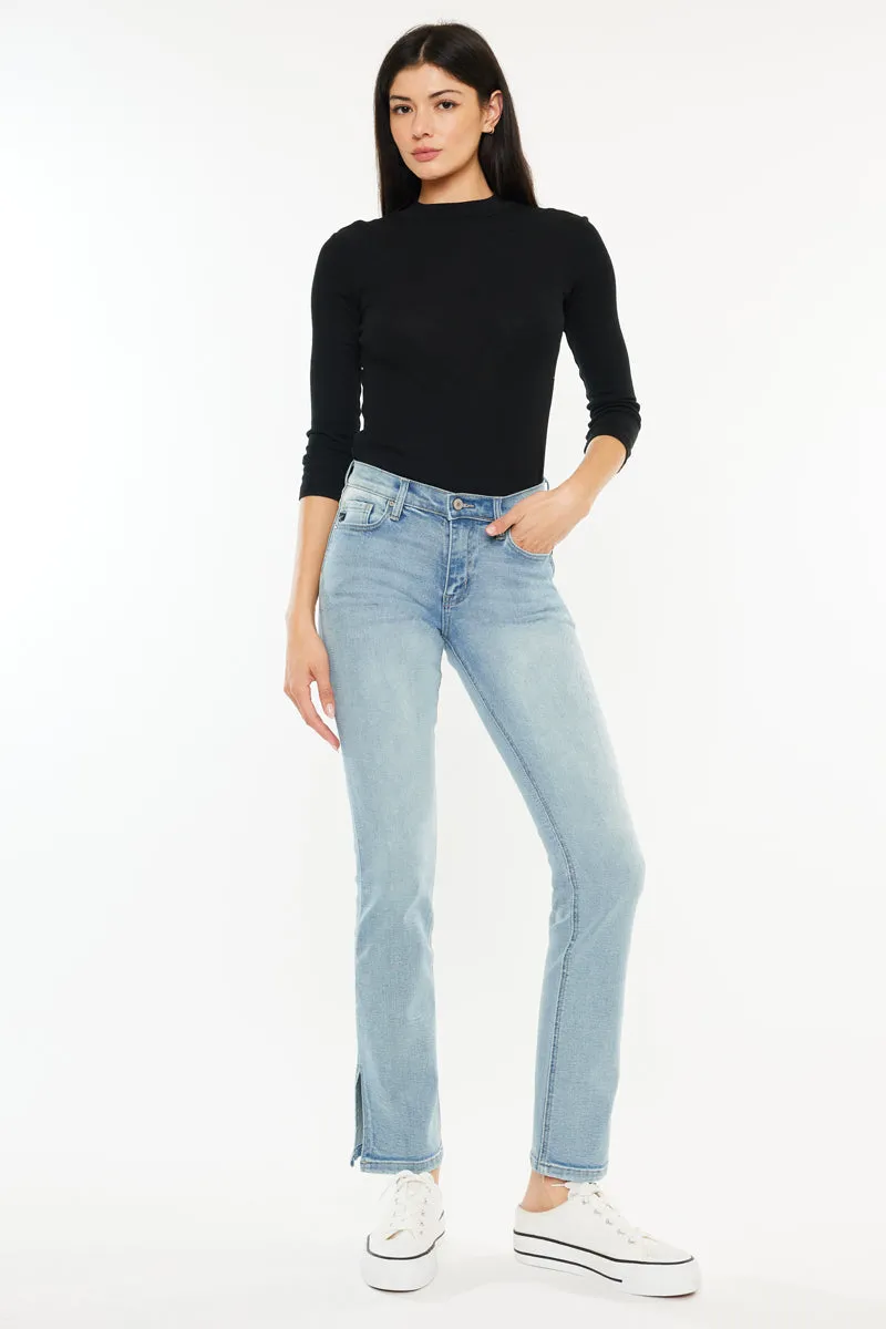 Lilybeth Mid Rise Y2K Bootcut Jeans (Petite) sold by Kan Can product image thumbnail 3