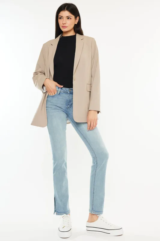 Lilybeth Mid Rise Y2K Bootcut Jeans (Petite) sold by Kan Can