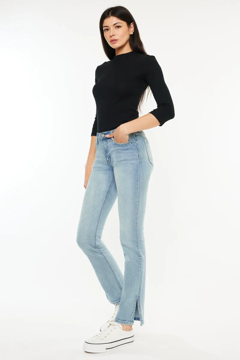 Lilybeth Mid Rise Y2K Bootcut Jeans (Petite) sold by Kan Can product image thumbnail 4