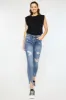 Ellington High Rise Ankle Skinny Jeans sold by Kan Can