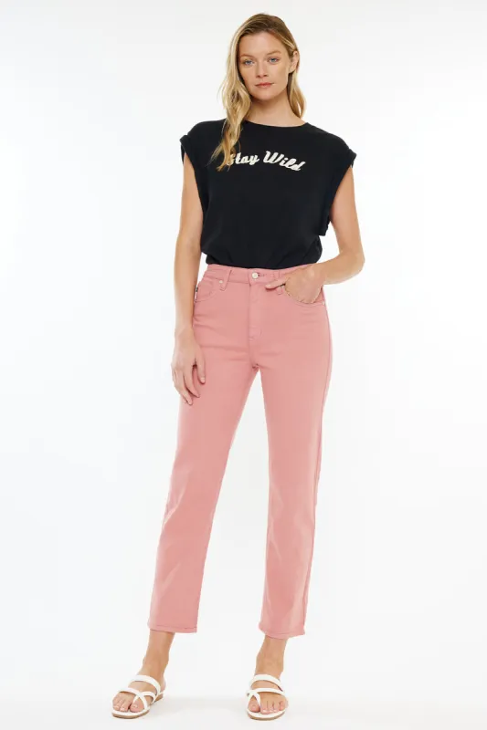 Zandria Ultra High Rise 90's Straight Leg Jeans sold by Kan Can