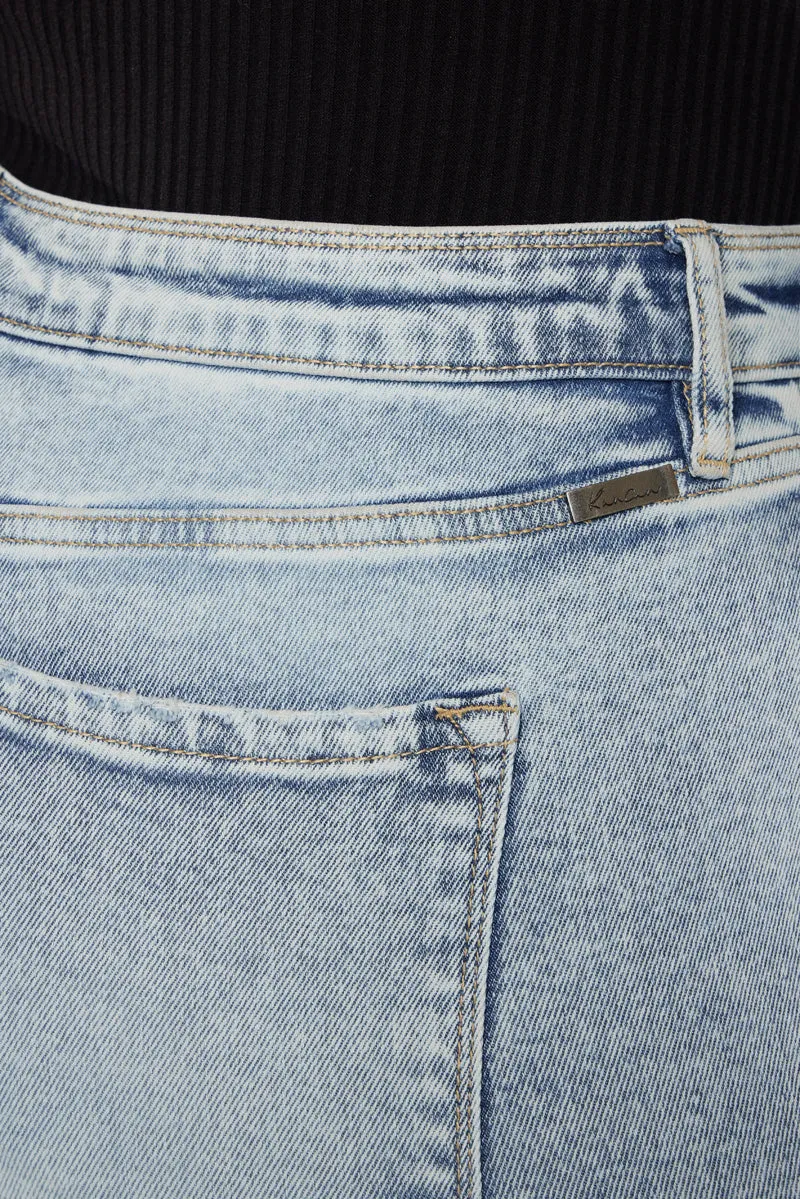 Mapel High Rise Slim Straight Jeans (Plus Size) sold by Kan Can product image thumbnail 5