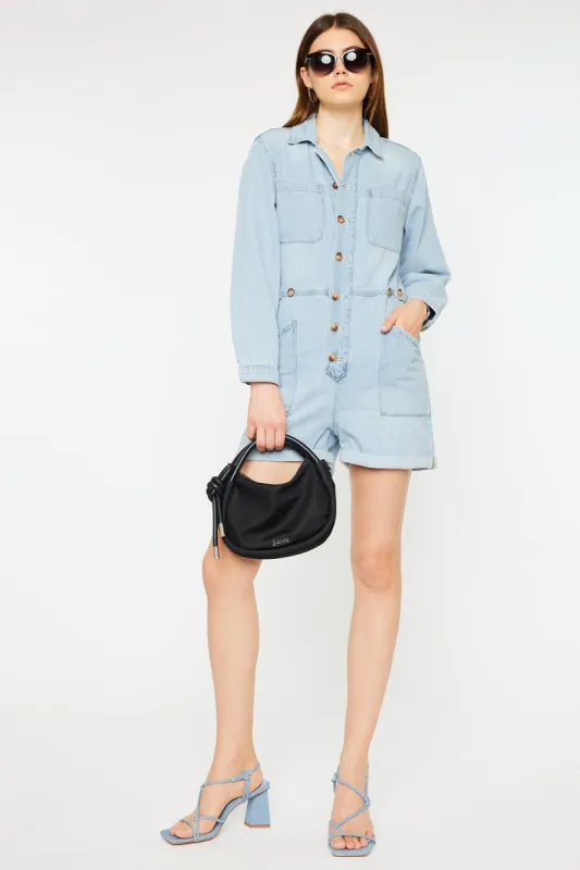 Winona Loose Fit Romper sold by Kan Can