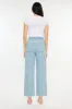 Milly High Rise Cropped  Wide Leg Jeans sold by Kan Can