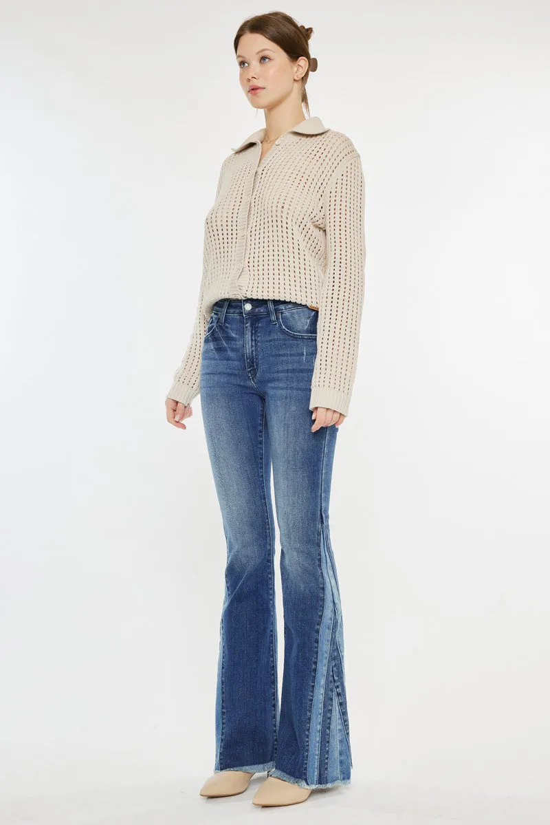 Treasure High Rise Flare Jeans sold by Kan Can product image thumbnail 5
