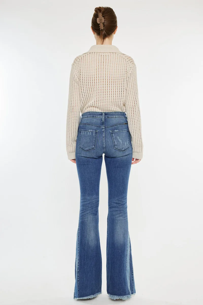 Treasure High Rise Flare Jeans sold by Kan Can product image thumbnail 2