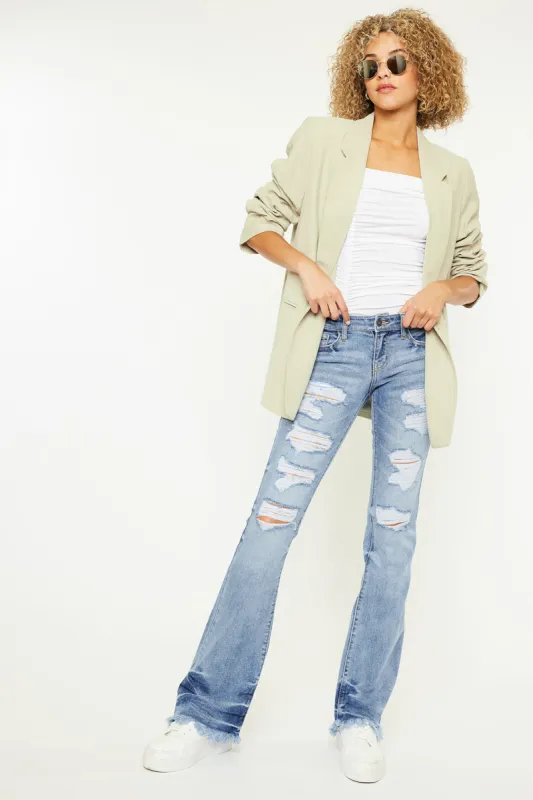 Casey Low Rise Bootcut Jeans sold by Kan Can