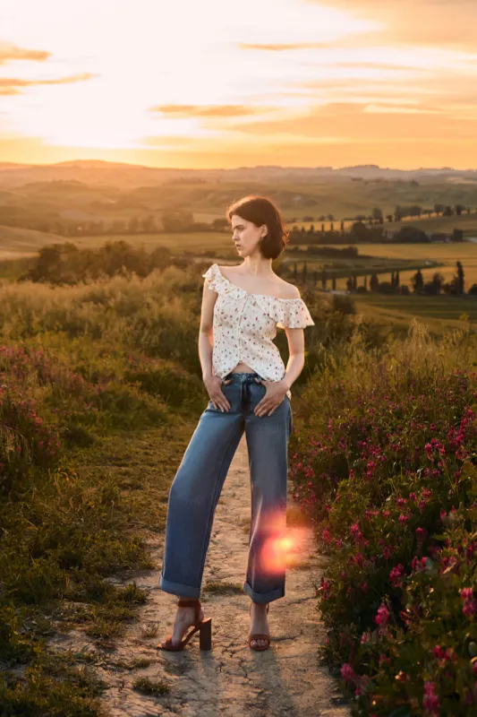 Lowry High Rise Wide Leg Jeans sold by Kan Can