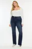 Davina High Rise Bootcut Jeans (Plus Size) sold by Kan Can