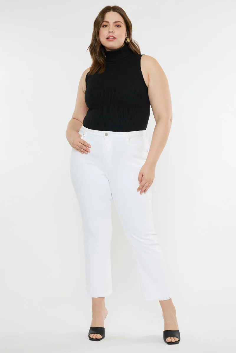 Rita High Rise Slim Straight Jeans (Plus Size) sold by Kan Can