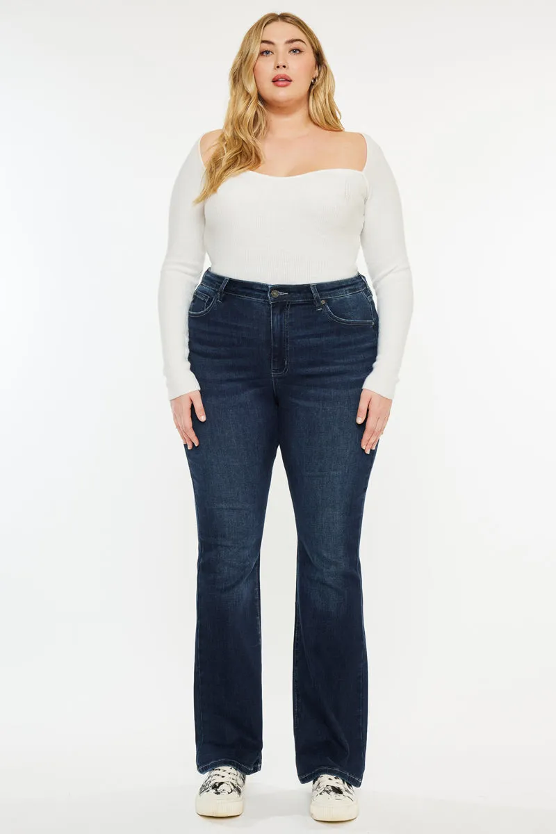 Davina High Rise Bootcut Jeans (Plus Size) sold by Kan Can product image thumbnail 3