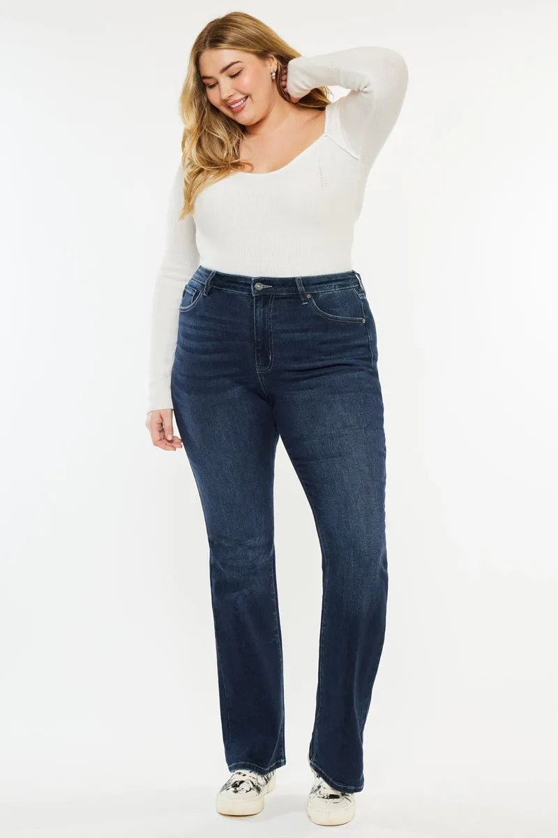 Davina High Rise Bootcut Jeans (Plus Size) sold by Kan Can product image thumbnail 5