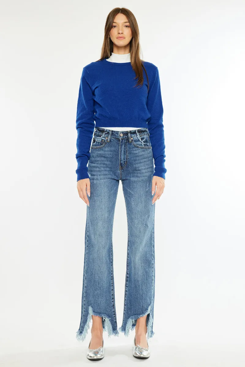 Tess High Rise Straight Leg Jeans sold by Kan Can product image thumbnail 3