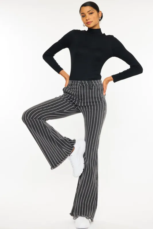Lura High Rise Flare Jeans sold by Kan Can