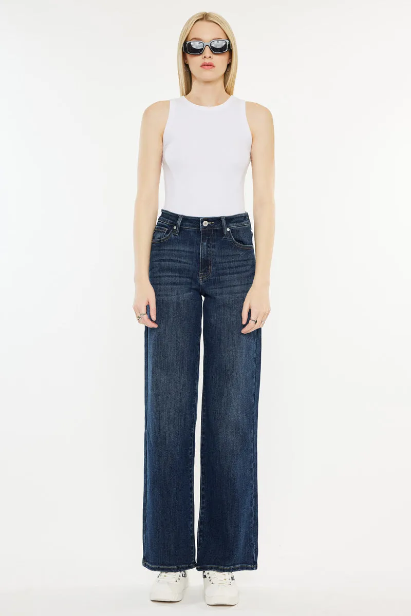 Samia Essentials High Rise Wide Leg Jeans sold by Kan Can product image thumbnail 4