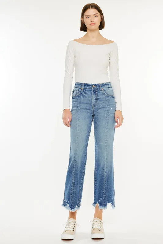 Hellen High Rise Straight Leg Jeans sold by Kan Can