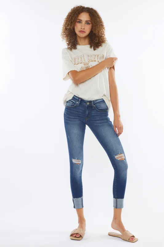 Stella Low Rise Ankle Skinny Jeans sold by Kan Can