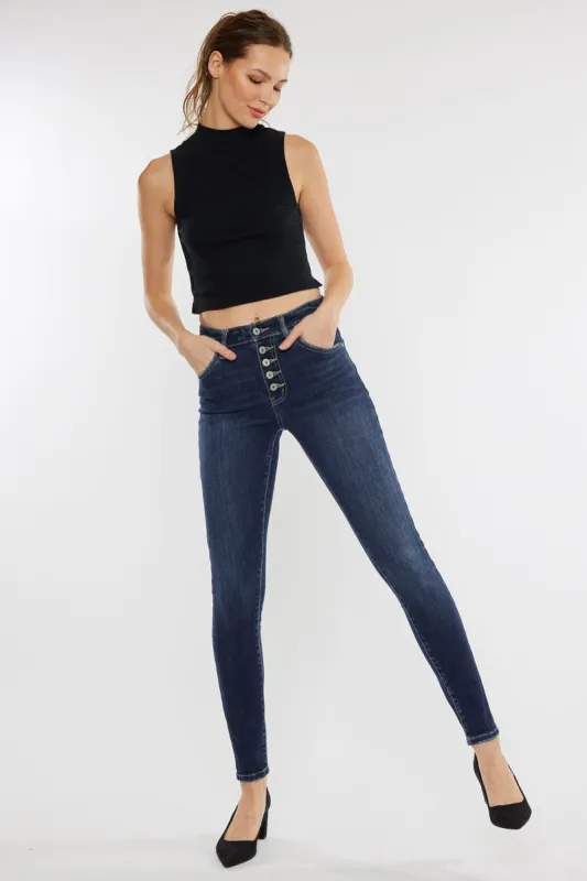 Moriah High Rise Super Skinny Jeans sold by Kan Can