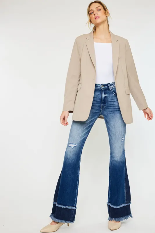 Kacey High Rise Flare Jeans sold by Kan Can
