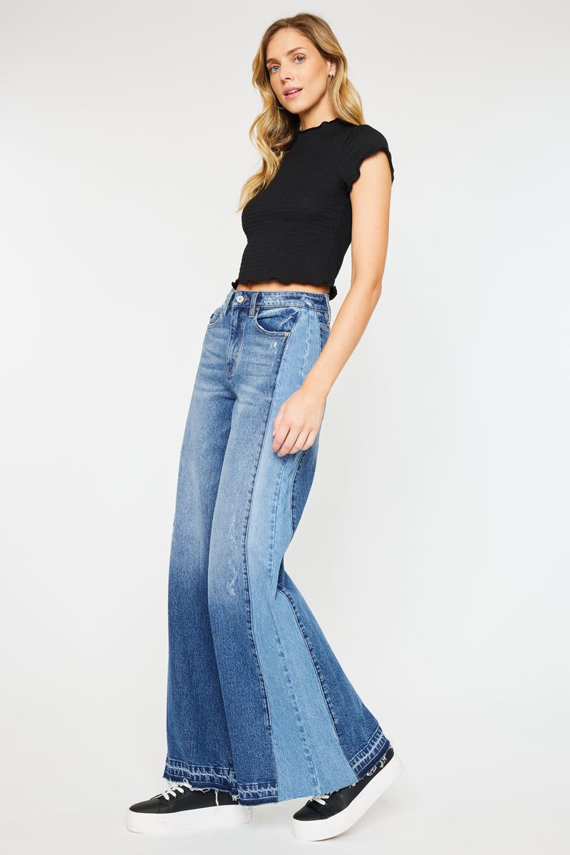 Clover High Rise Wide Leg Jeans sold by Kan Can product image thumbnail 5
