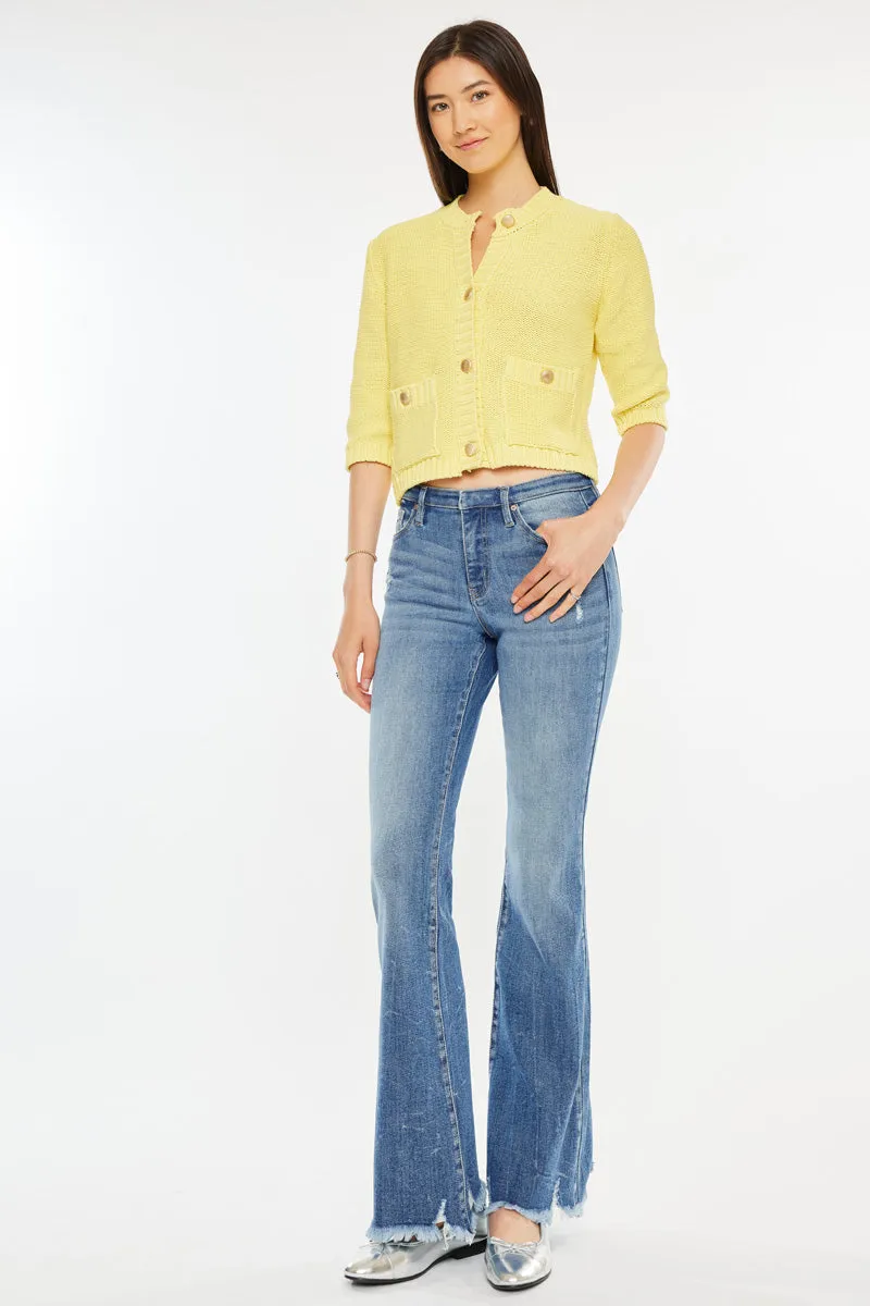 Jennie Medium Rise Wide Leg Jeans sold by Kan Can product image thumbnail 4