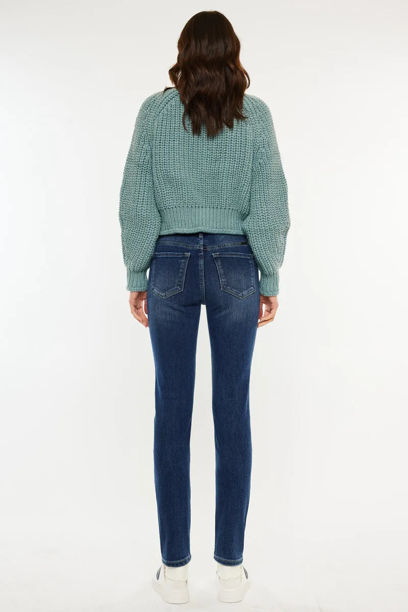 Rochelle High Rise Fleeced Super Skinny sold by Kan Can product image thumbnail 2