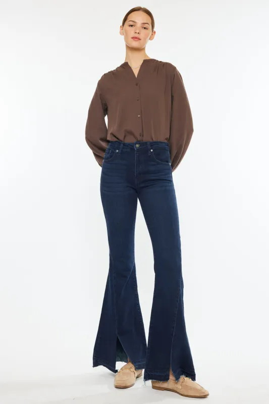 Desiree High Rise Flare Jeans sold by Kan Can