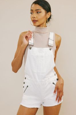 Noelle High Rise Overall Shorts made by Kan Can