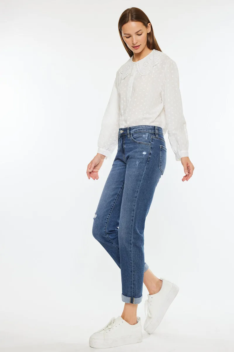 Pamela Essentials Mid Rise Slim Straight Jean sold by Kan Can product image thumbnail 5