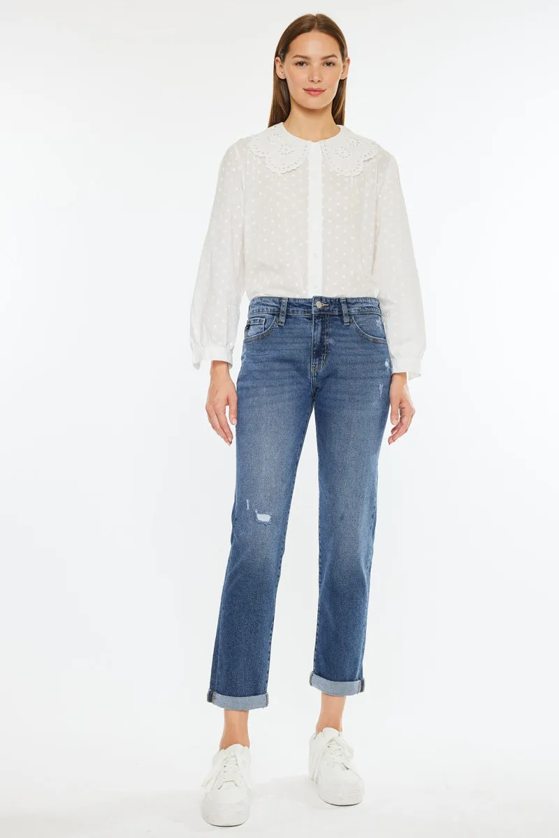 Pamela Essentials Mid Rise Slim Straight Jean sold by Kan Can product image thumbnail 3