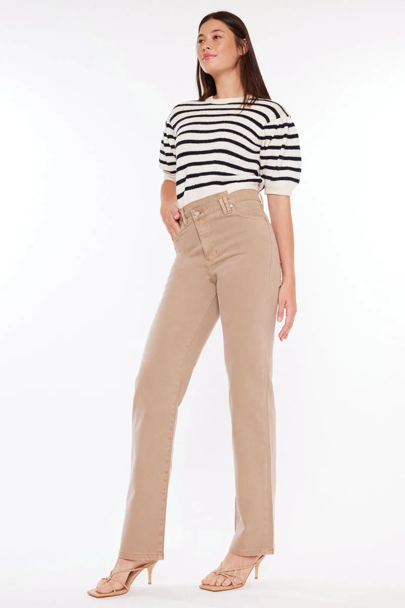 Sandy High Rise 90's Straight Jeans sold by Kan Can product image thumbnail 5