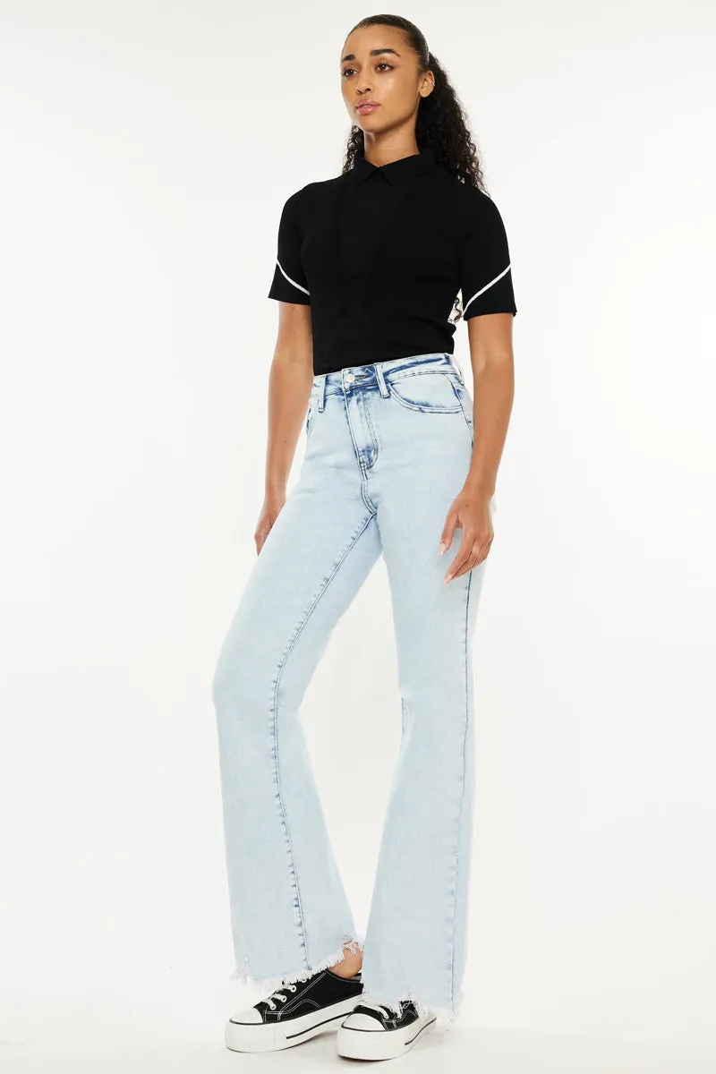 Kayla High Rise Wide Leg Flare sold by Kan Can product image thumbnail 3