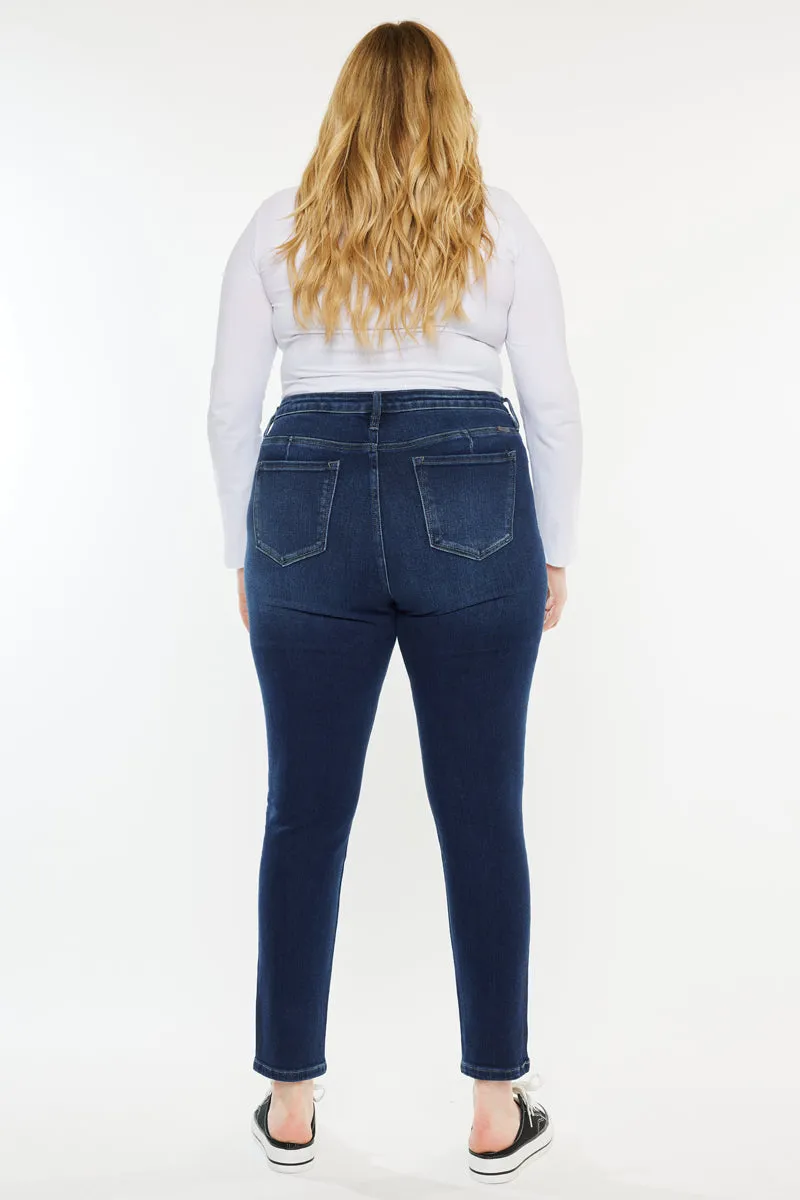 Klarissa High Rise Super Skinny Jeans (Plus Size) sold by Kan Can product image thumbnail 2