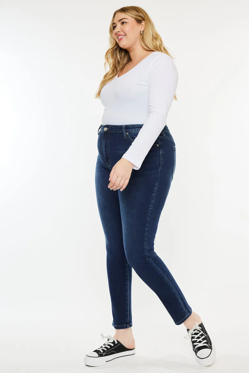 Klarissa High Rise Super Skinny Jeans (Plus Size) sold by Kan Can product image thumbnail 5