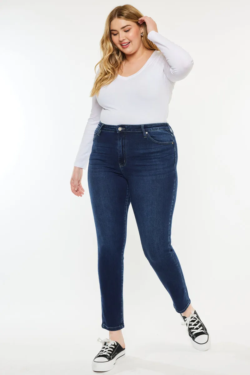 Klarissa High Rise Super Skinny Jeans (Plus Size) sold by Kan Can product image thumbnail 4