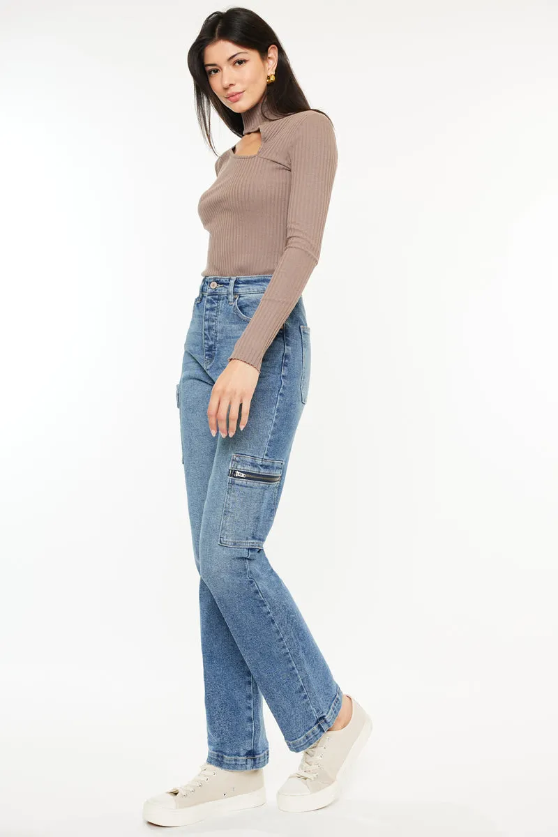 Lenny 90's Straight Leg Jeans sold by Kan Can product image thumbnail 5