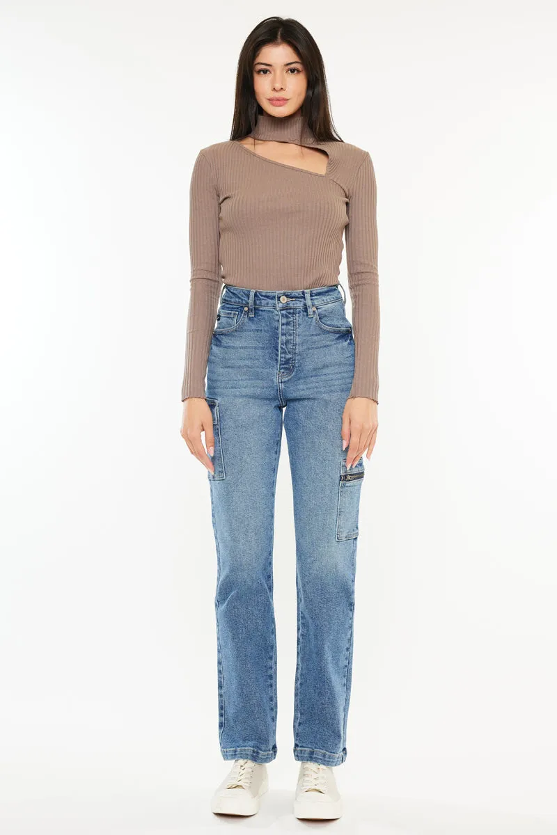 Lenny 90's Straight Leg Jeans sold by Kan Can product image thumbnail 3