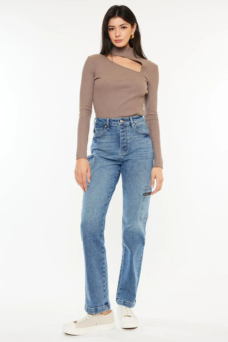 Lenny 90's Straight Leg Jeans sold by Kan Can