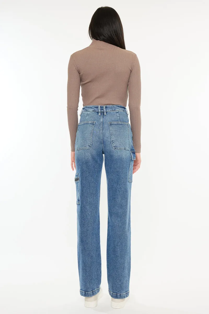 Lenny 90's Straight Leg Jeans sold by Kan Can product image thumbnail 2