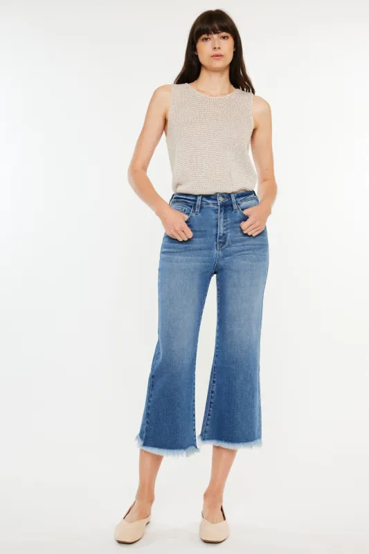 Rixby Essentials High Rise Capri Flare sold by Kan Can