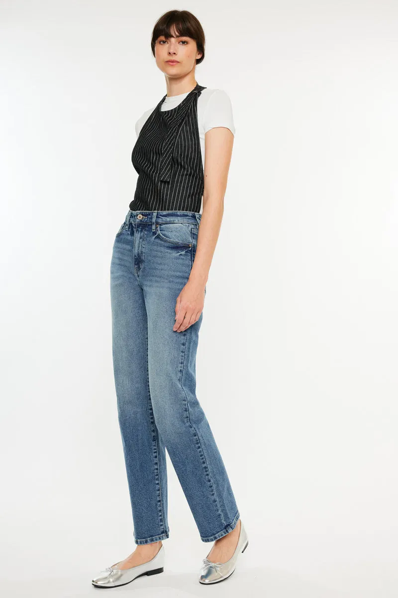 Ophelia High Rise True Straight Leg Jeans sold by Kan Can product image thumbnail 5