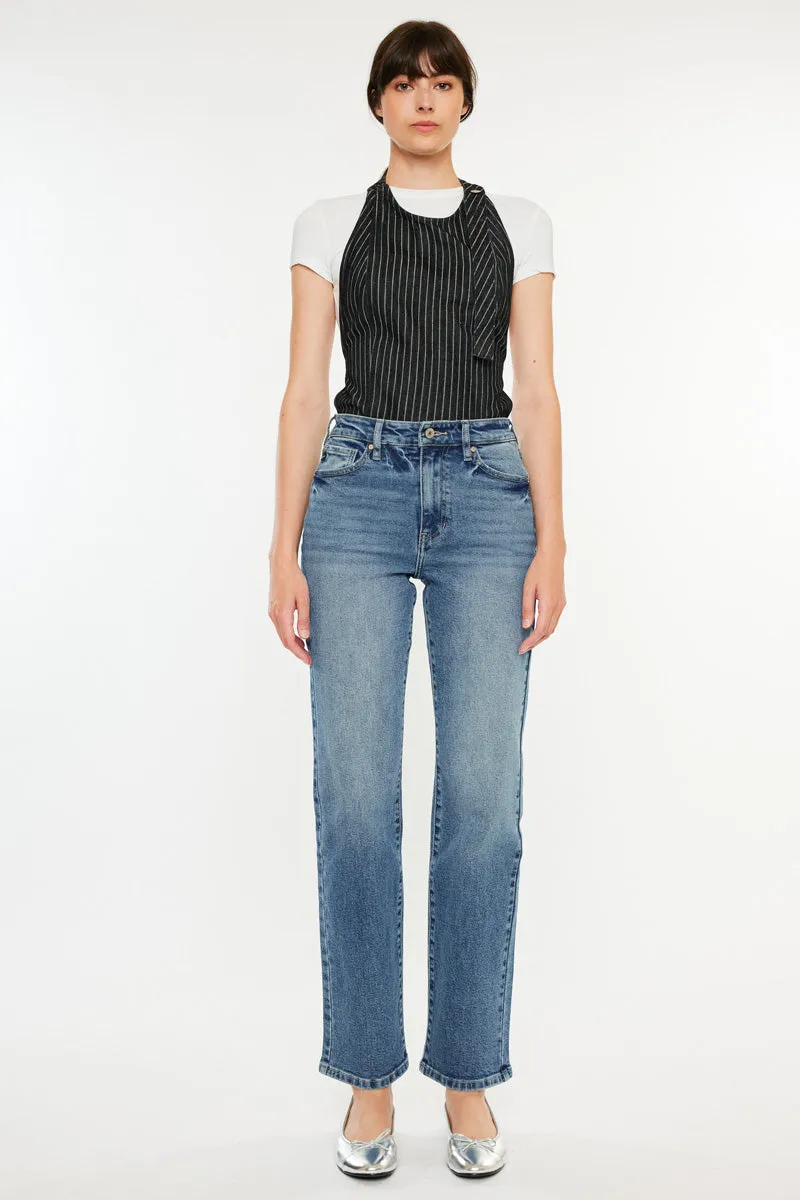 Ophelia High Rise True Straight Leg Jeans sold by Kan Can product image thumbnail 3