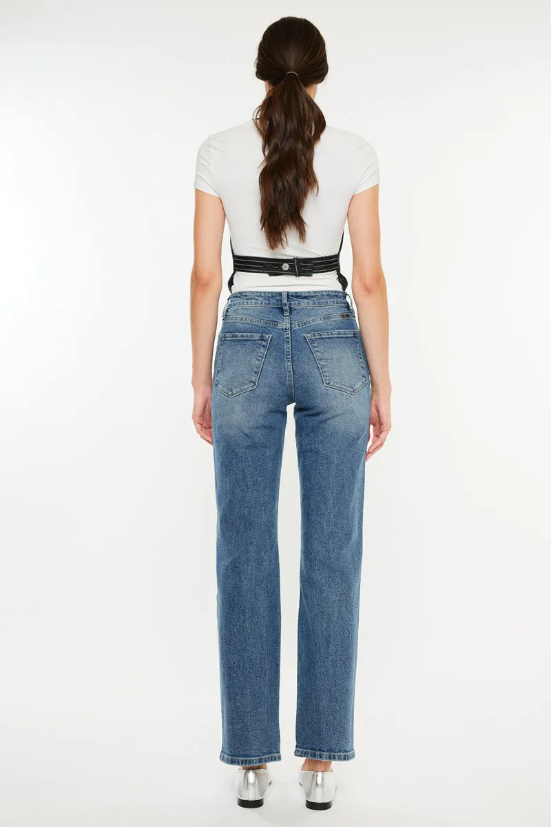 Ophelia High Rise True Straight Leg Jeans sold by Kan Can product image thumbnail 2
