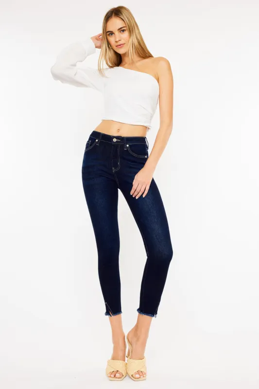 Zinnia High Rise Ankle Skinny Jeans sold by Kan Can